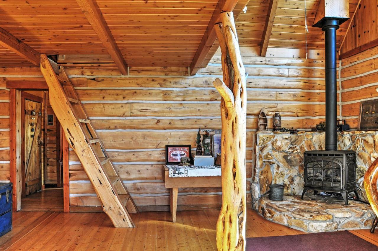 Remote Antimony Log Cabin With Green Meadow Views! Villa Exterior foto